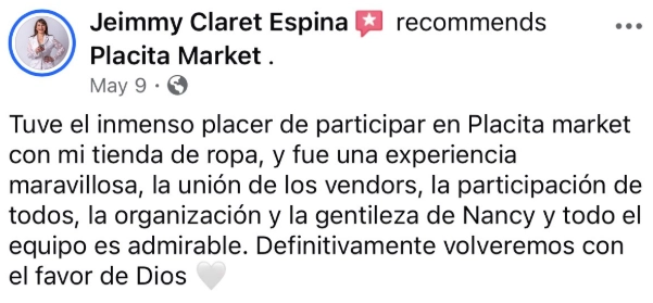 Placita Market Vendor Testimonial Jeimmy Espina Placita Market Vendor Testimonial Jeimmy Espina